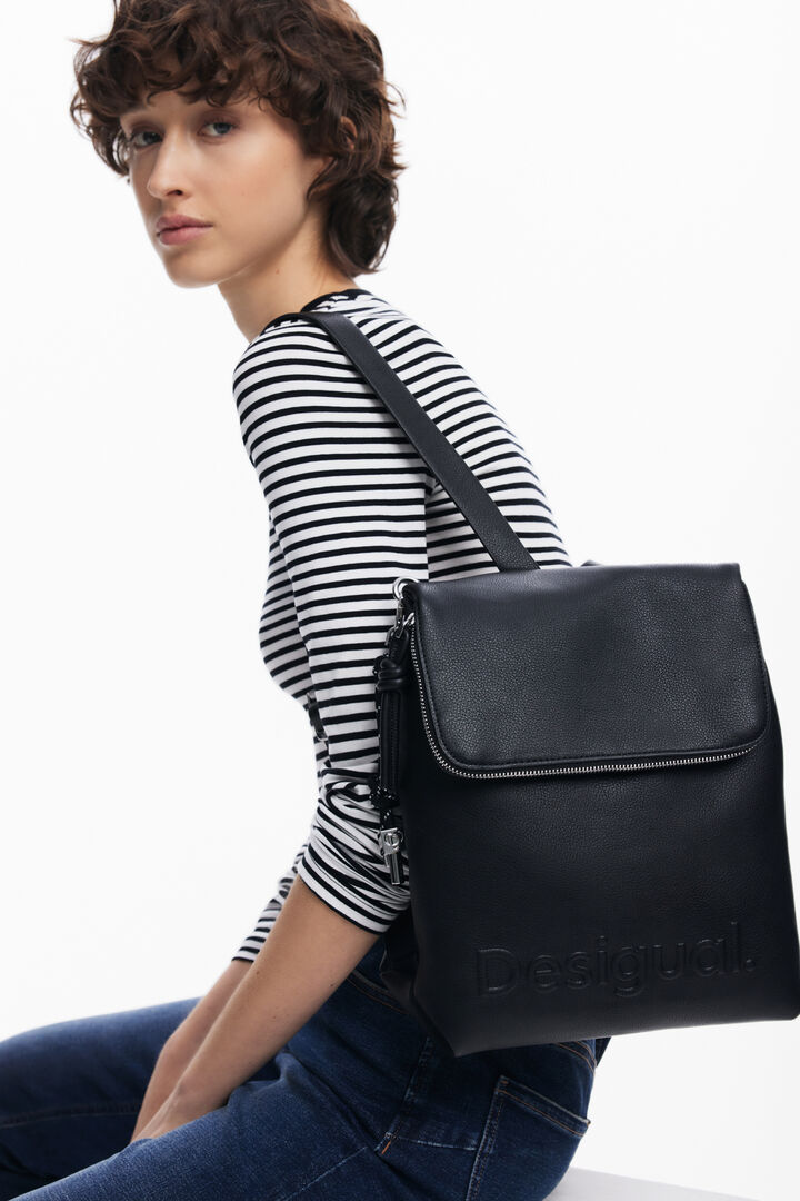 Sac à dos logo 3D moyen | Desigual