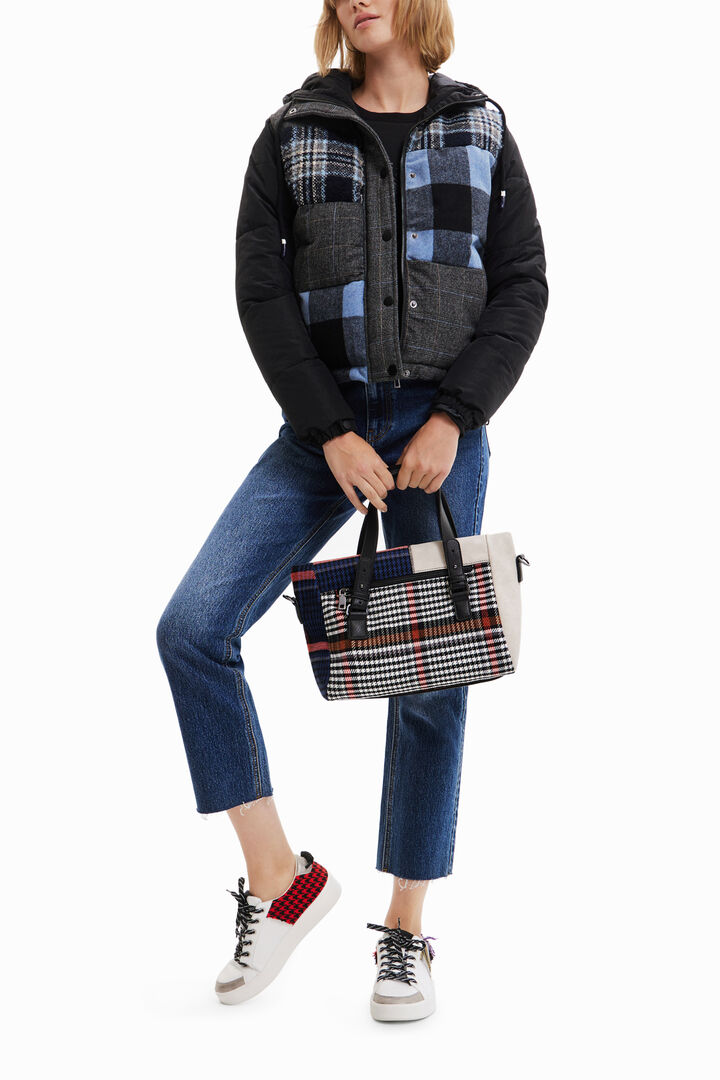 Jaqueta curta padded patch | Desigual