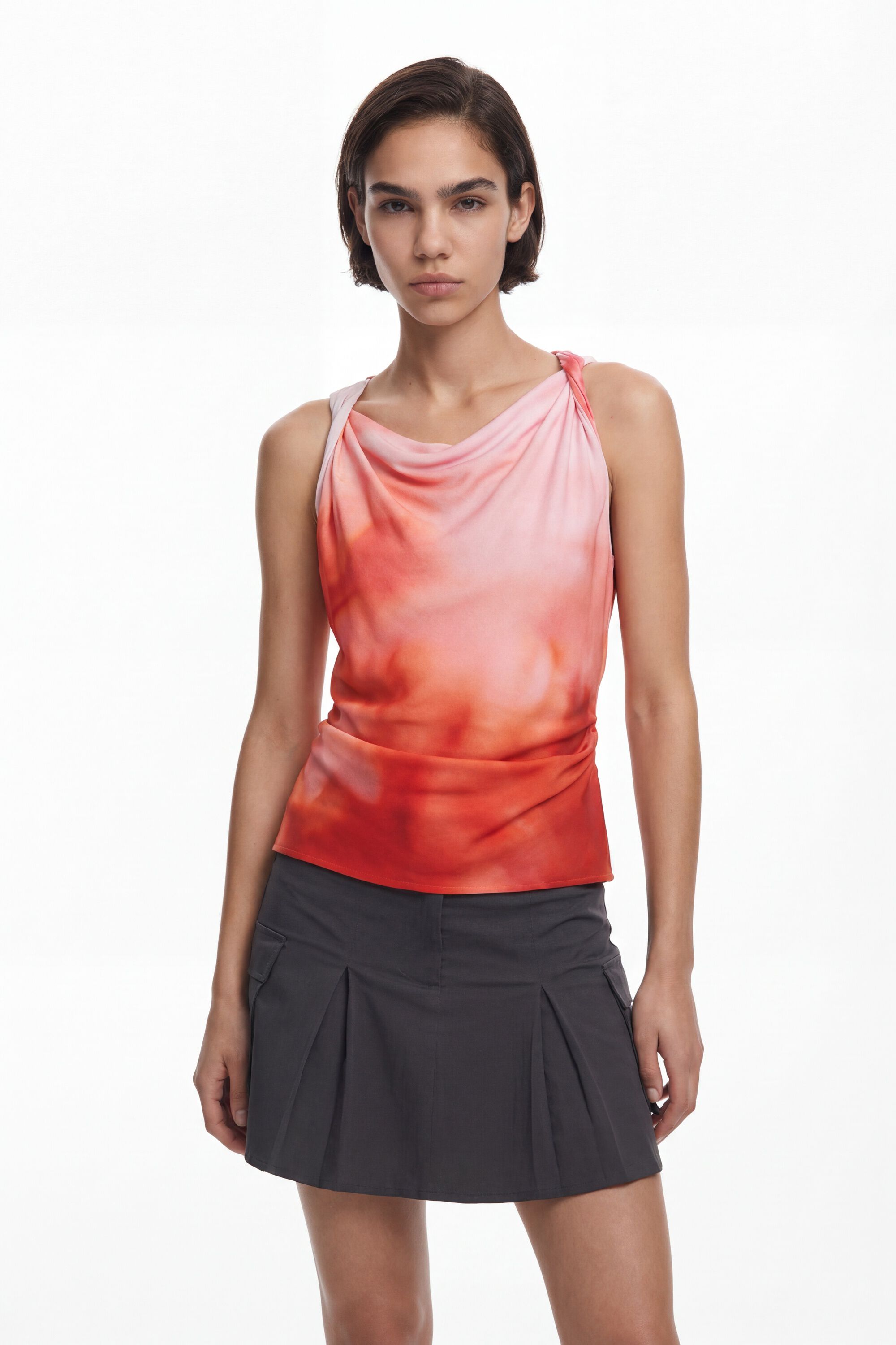Camiseta tie-dye tirantes - RED - L