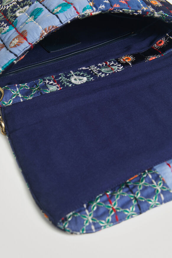 Sling bag embroidered cloth | Desigual