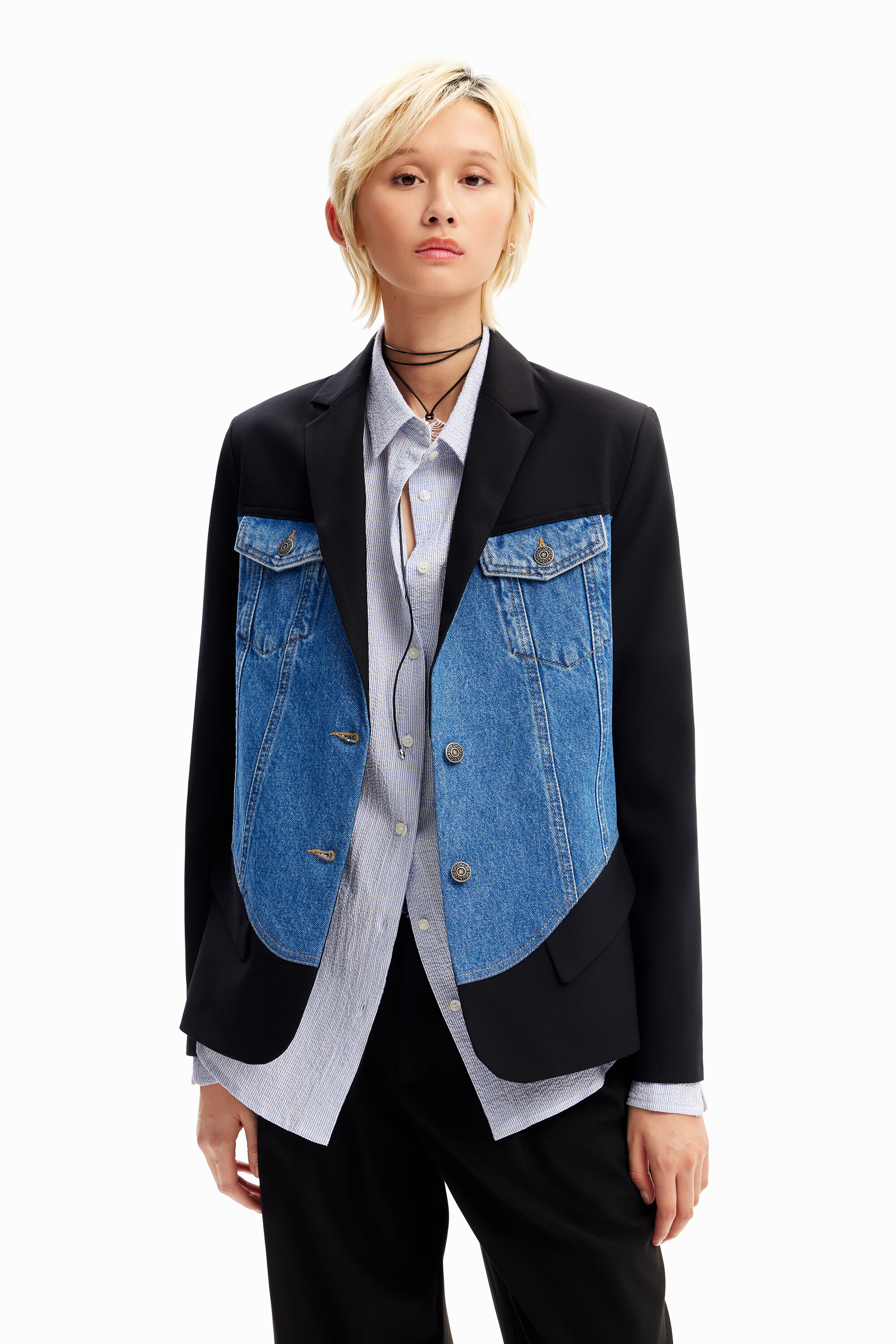 Hybrid Blazer Trucker