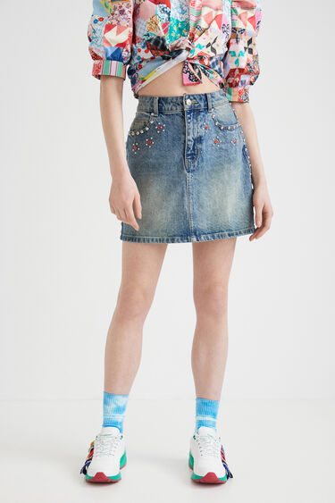 Johnson Hartig studded miniskirt | Desigual