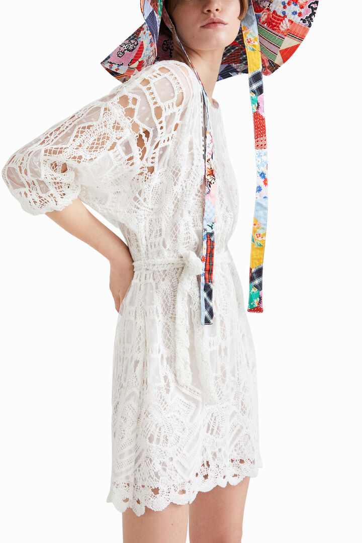Vestido estilo crochet Johnson Hartig | Desigual
