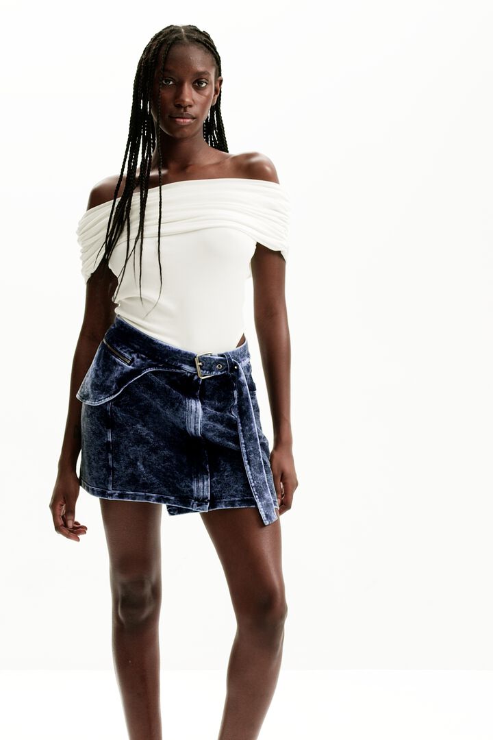 Body scollo drappeggiato Nathy Peluso | Desigual