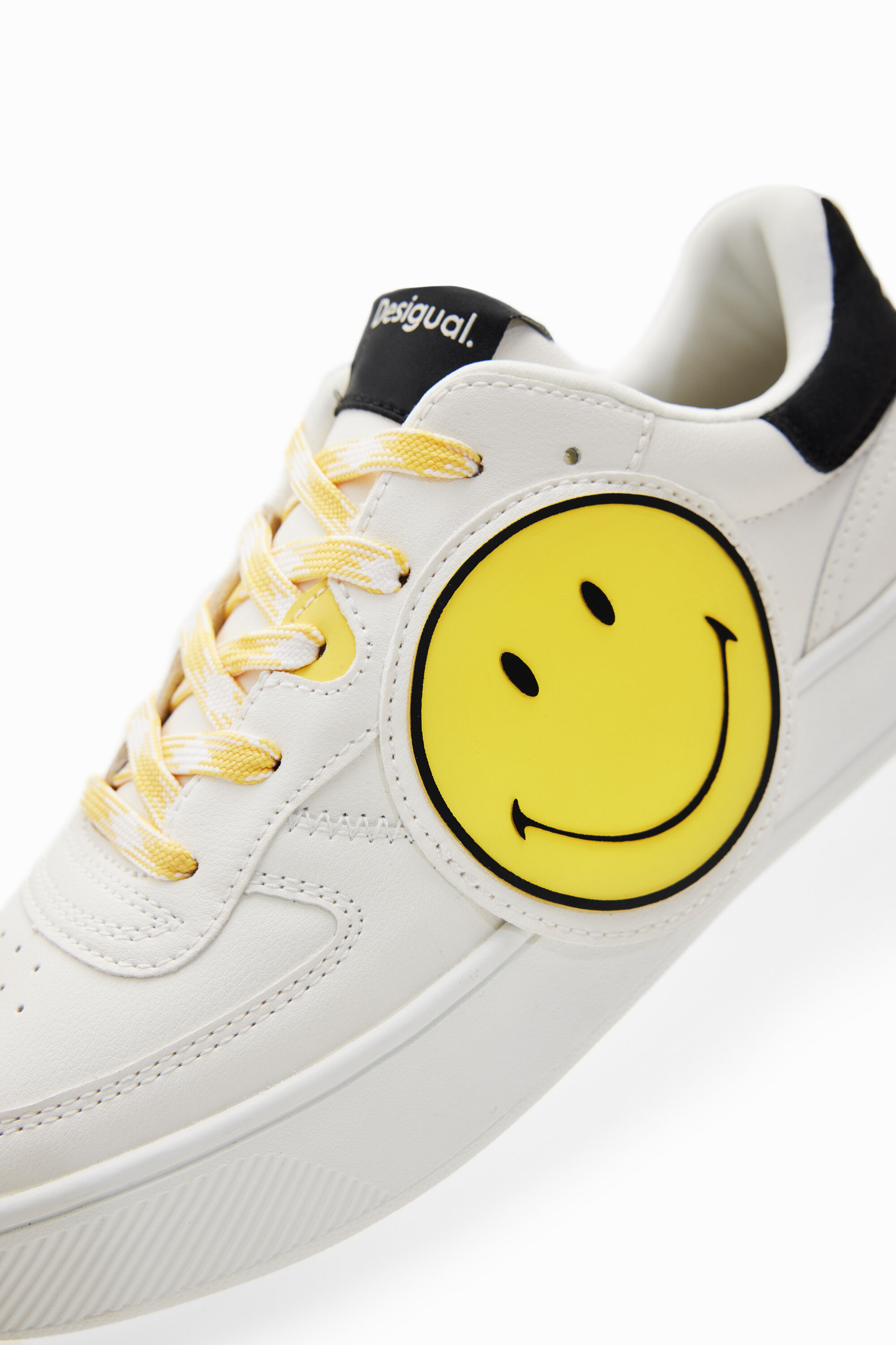 Shop Desigual Smiley® Platform Sneakers In Material Finishes