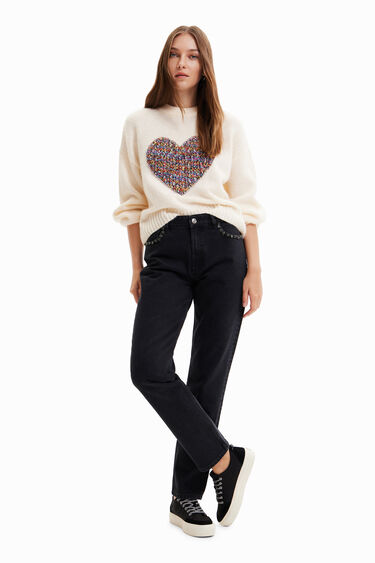 Jersey oversize corazón | Desigual