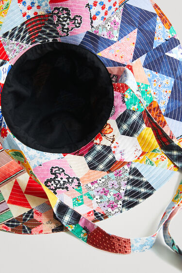 Johnson Hartig széles karimájú patchwork kalap | Desigual