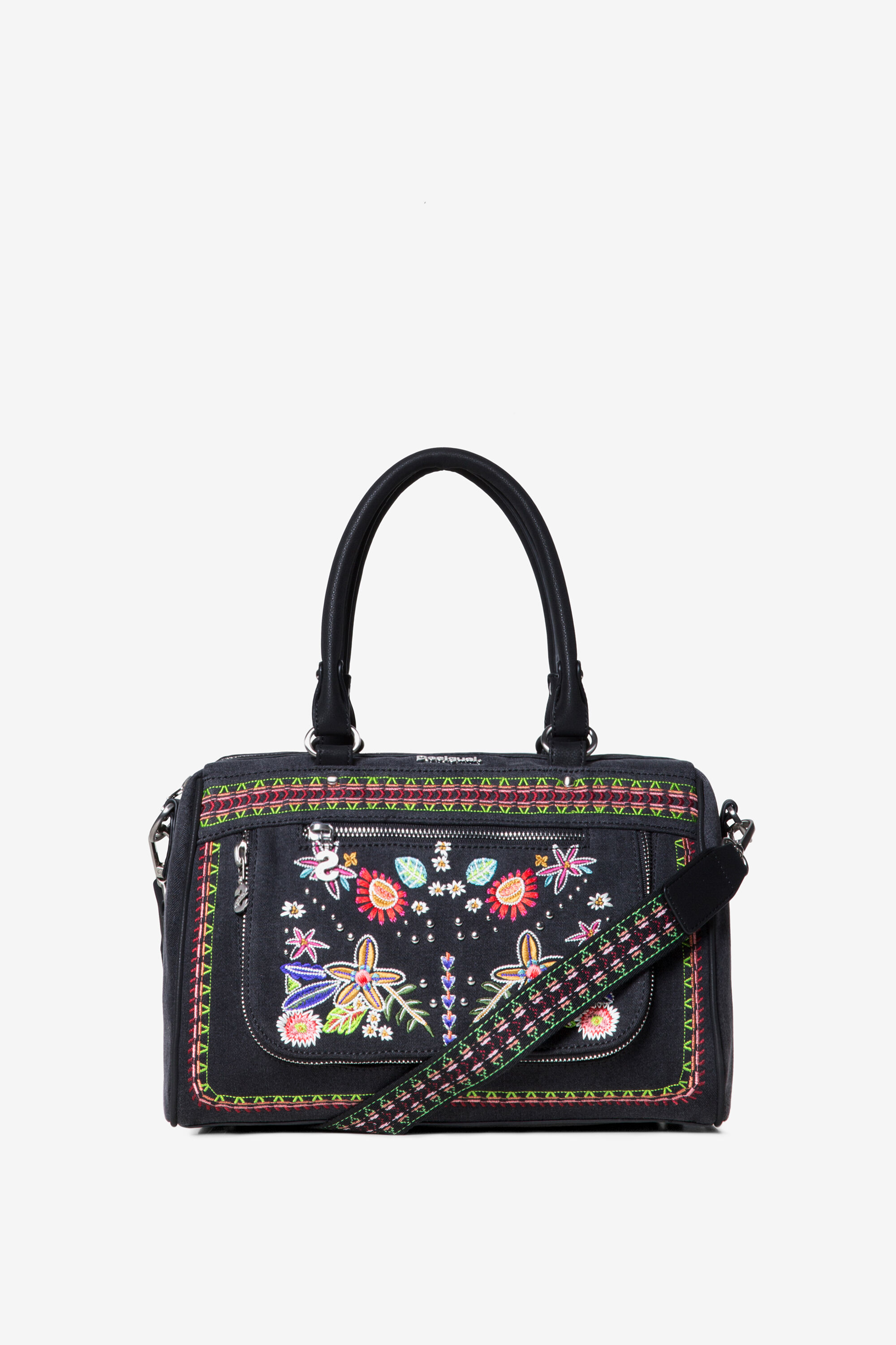 Black Briefcase Bag Candem Dublin Desigual