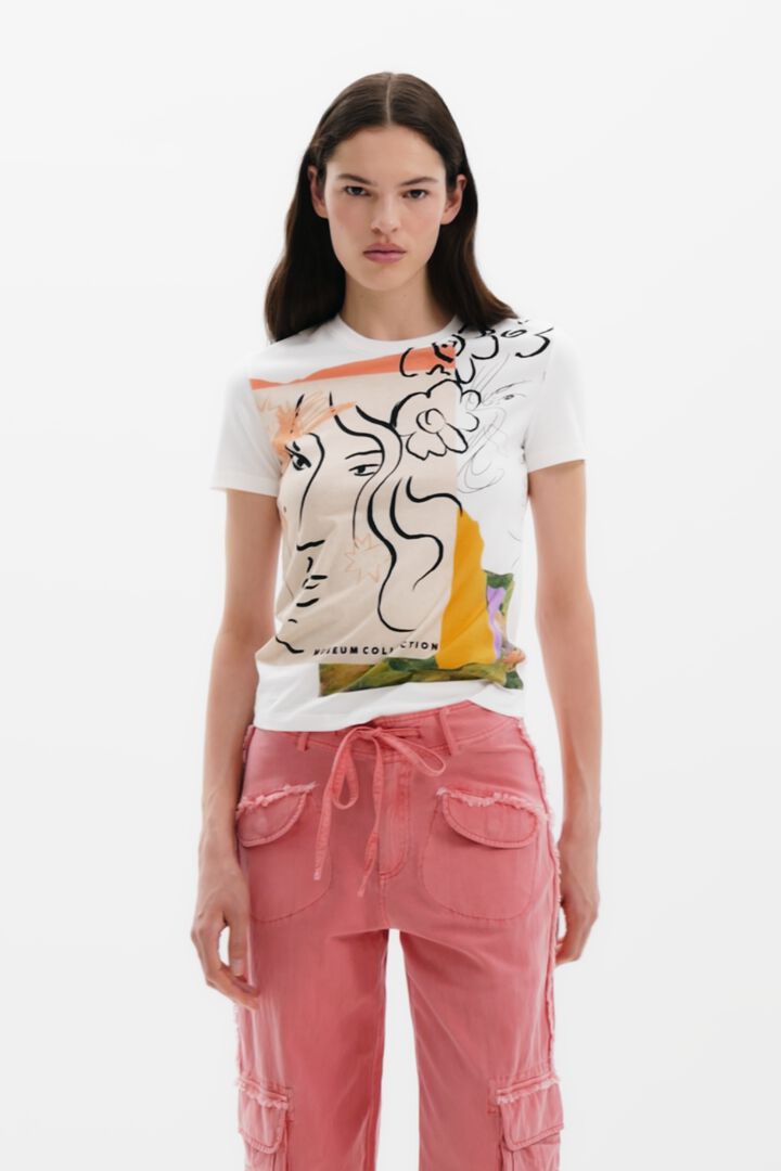 T-shirt Arty visages | Desigual
