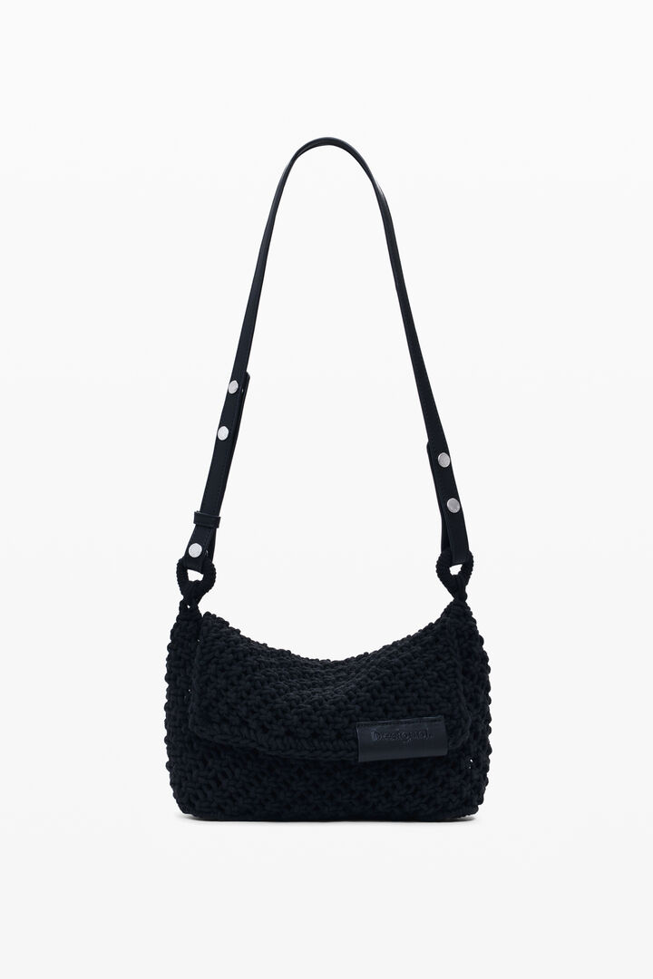 Medium crochet crossbody bag | Desigual