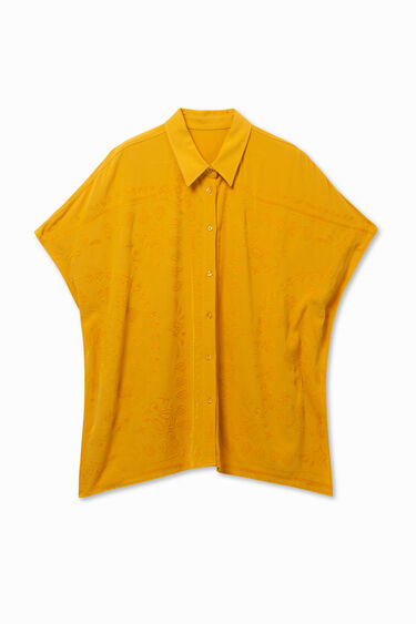 Oversize self-colour print shirt | Desigual