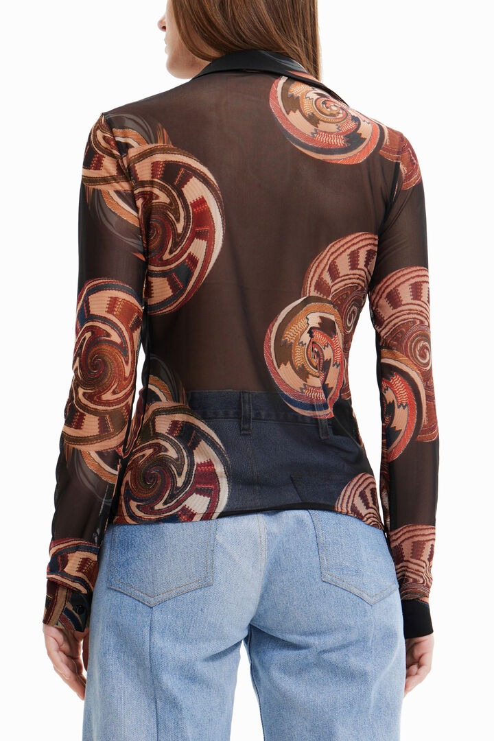 Camiseta tul fruncidos M. Christian Lacroix | Desigual