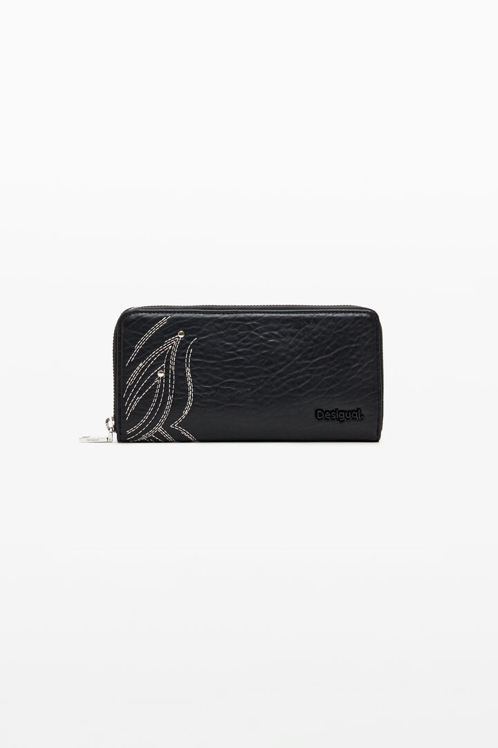 Large woven wallet | Desigual