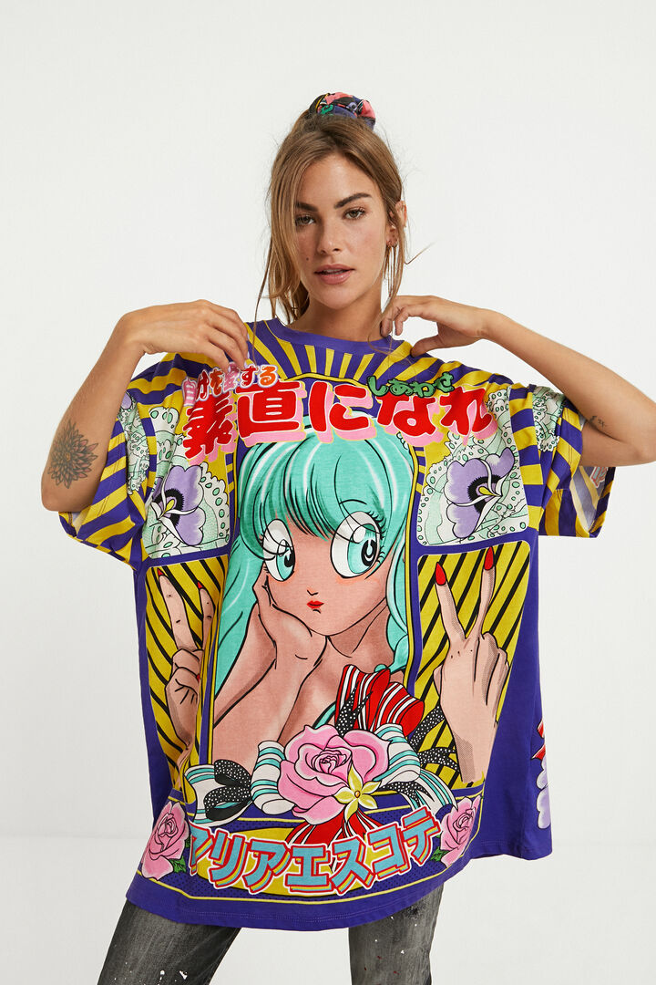 Oversize 100% cotton T-shirt | Desigual