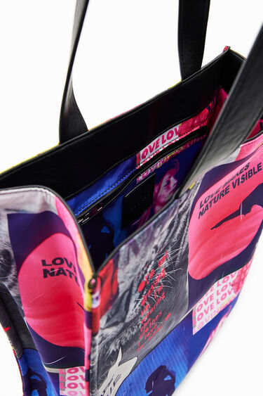 Grand sac shopper collage | Desigual