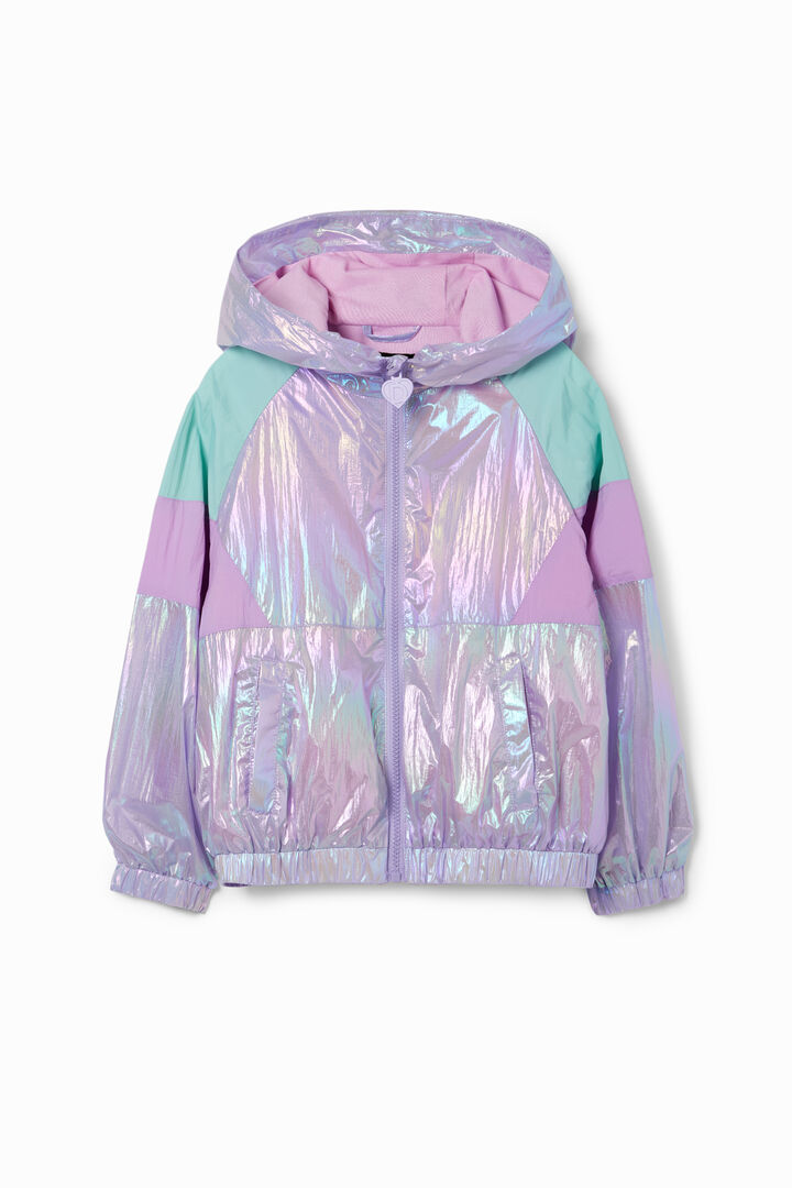 Iridescent patchwork jacket | Desigual