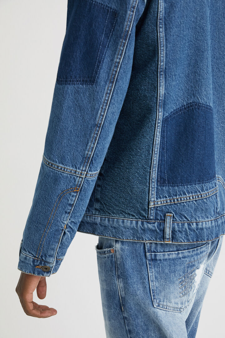 Cazadora vaquera patch borreguito | Desigual