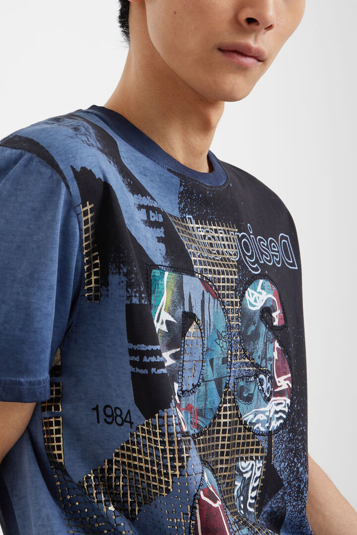 Camiseta parches 100% algodón | Desigual