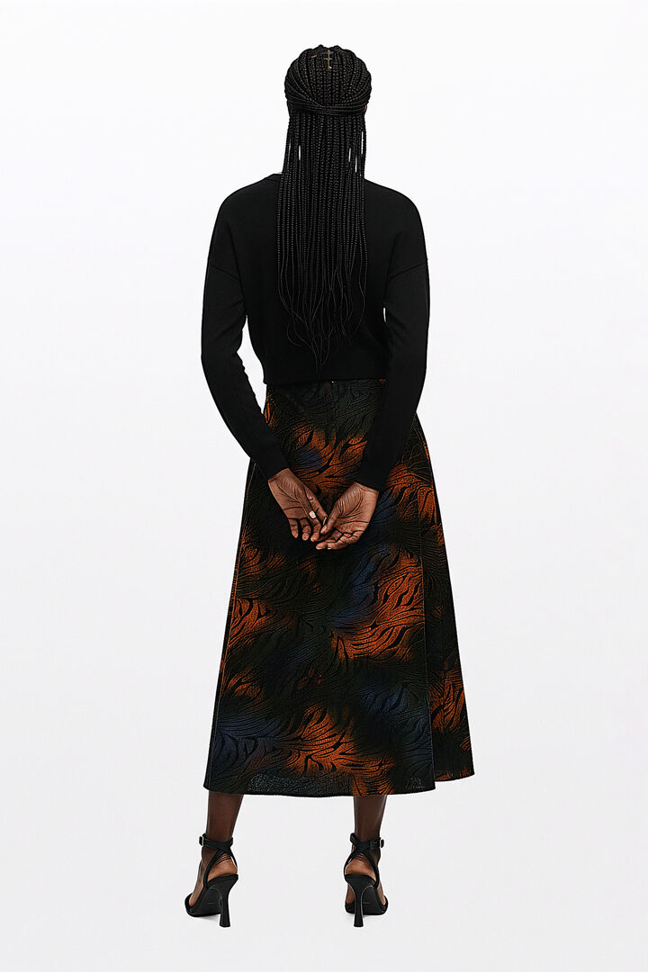 2-in-1 dress with animal print | Desigual