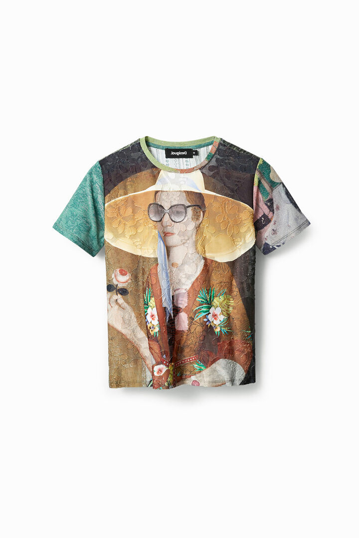 Camiseta retrato obra de arte | Desigual