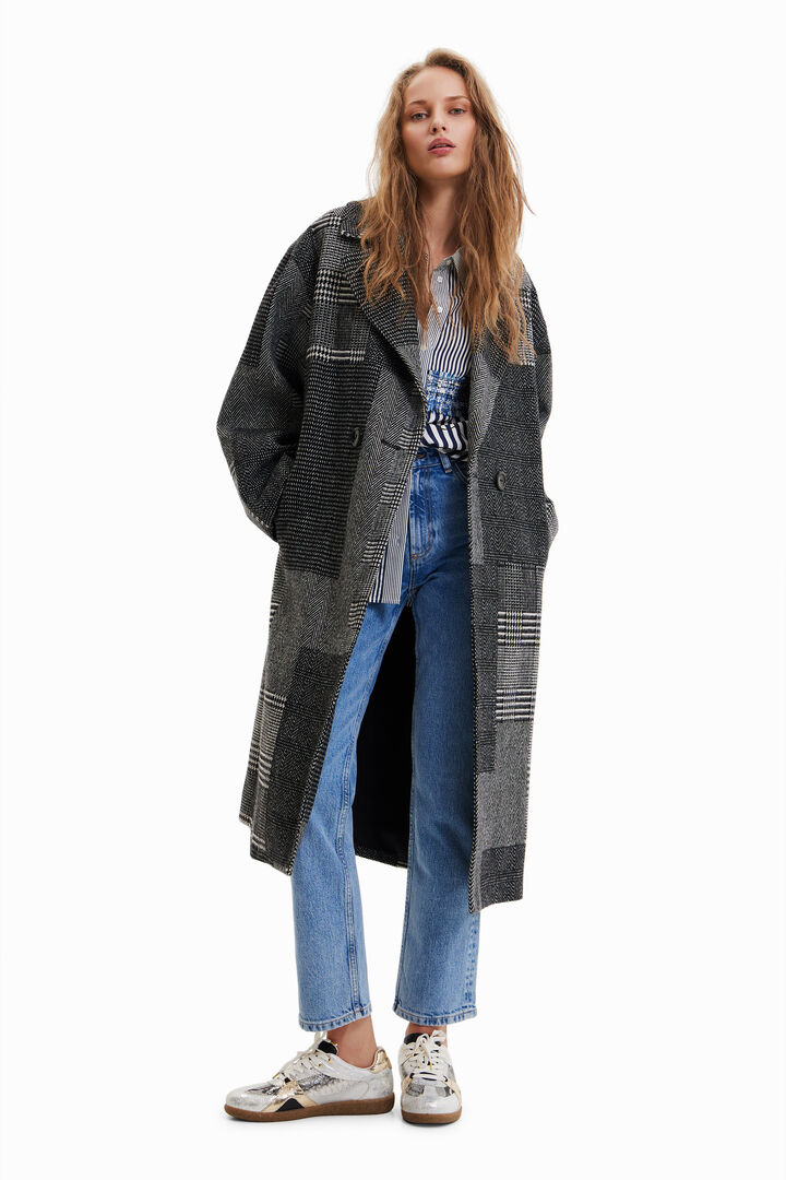 Tweed patches shirt | Desigual