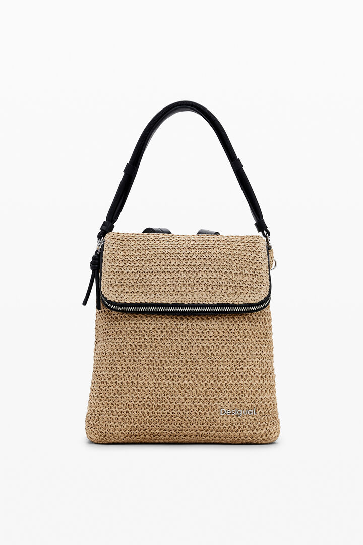 Small raffia backpack
