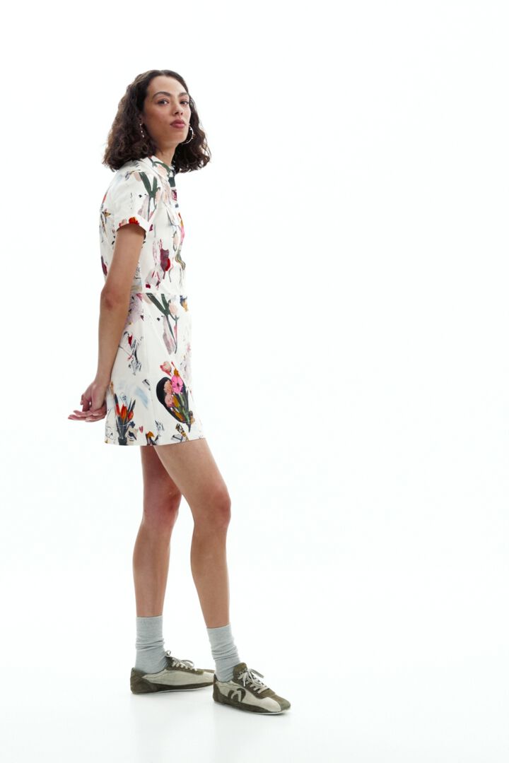 Krótka sukienka collage | Desigual