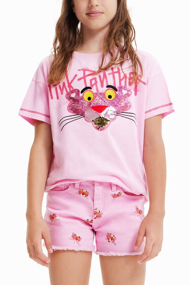 Pink Panter majica z bleščicami | Desigual