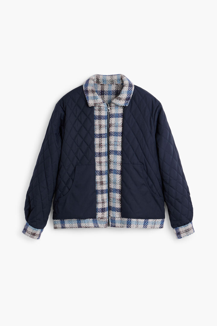 Checkered jacket with pockets | Desigual