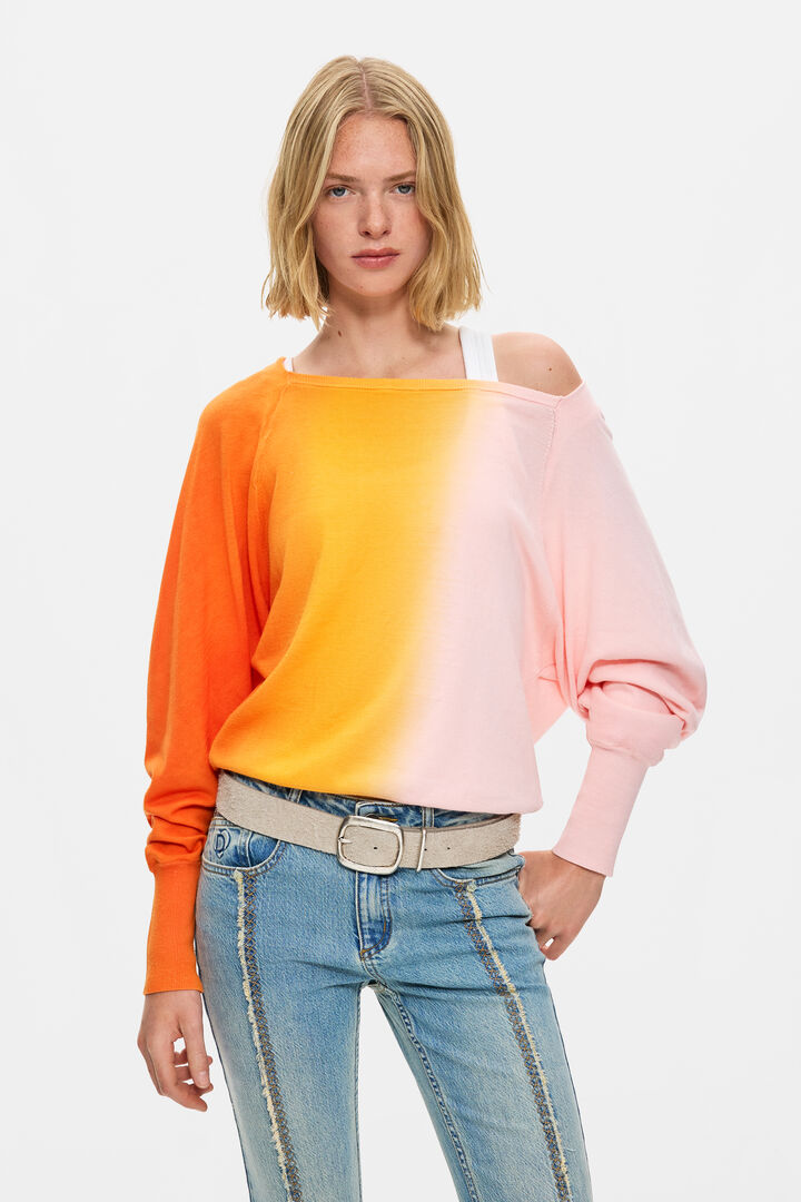 Jeans Trousers With Flower Topstitching | Desigual