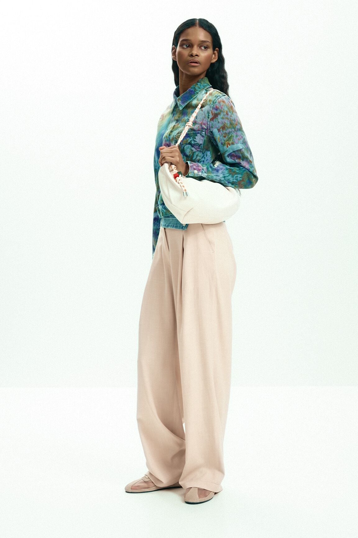 Denim jacket wild garden multicolour Women's I Desigual.com