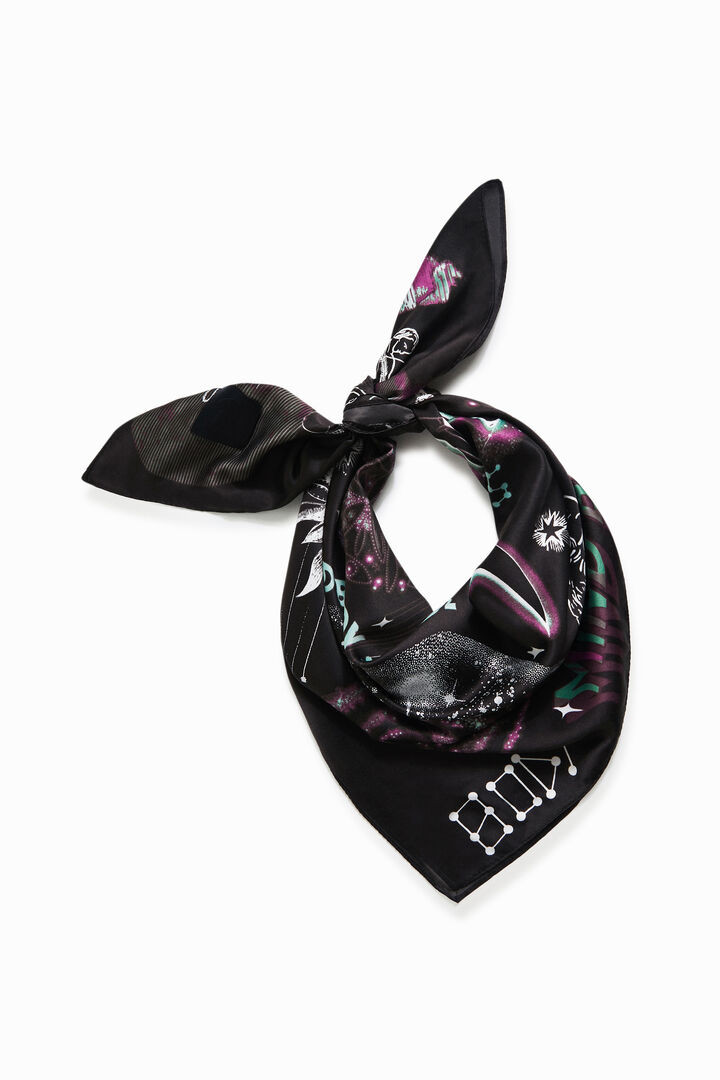 Square foulard cosmic print | Desigual