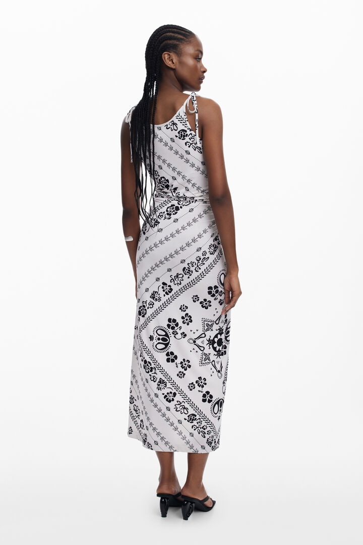 Robe à bretelles bandana | Desigual