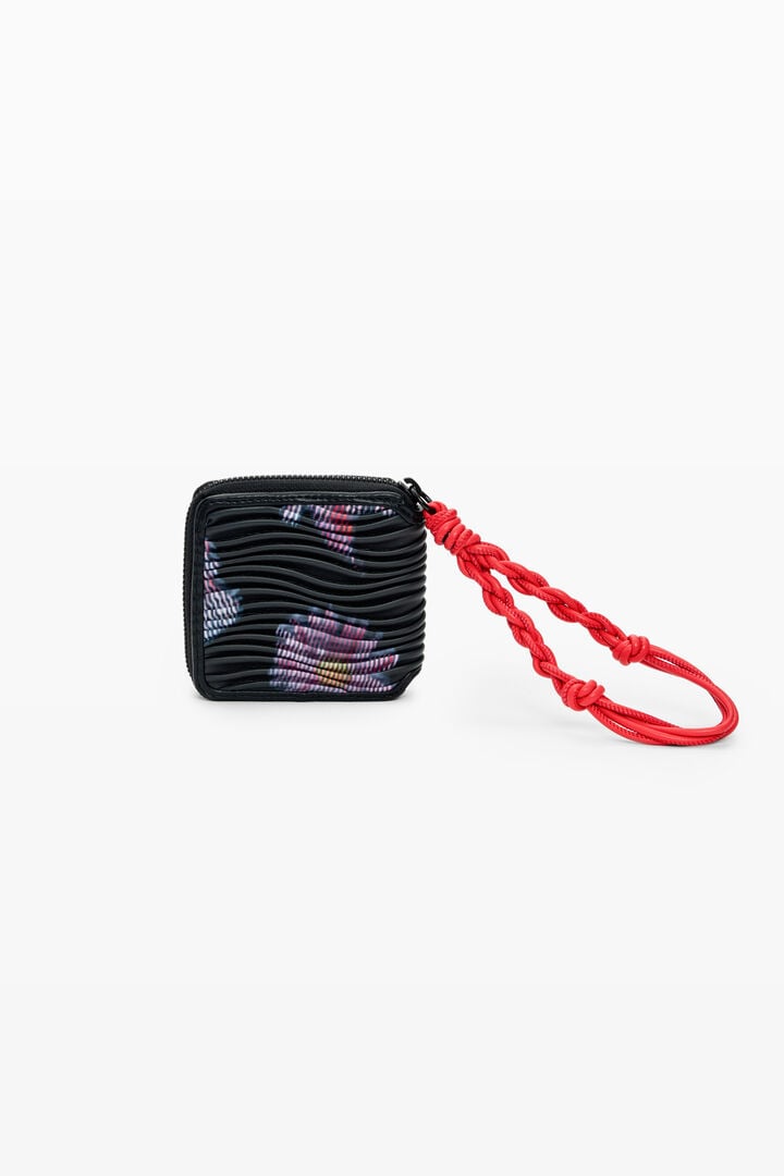 Monedero mediano textura flores | Desigual
