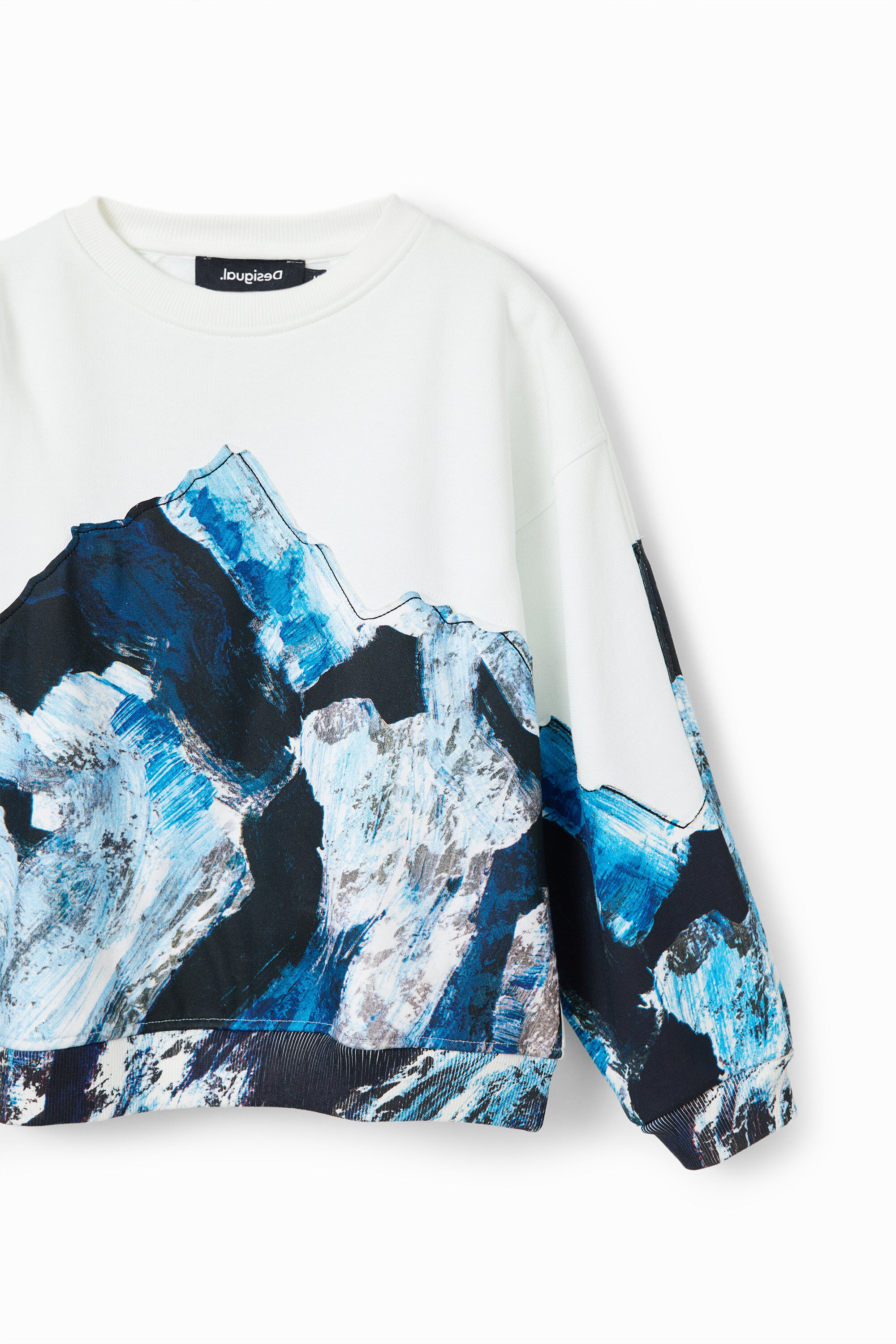 Patch landscape sweatshirt
