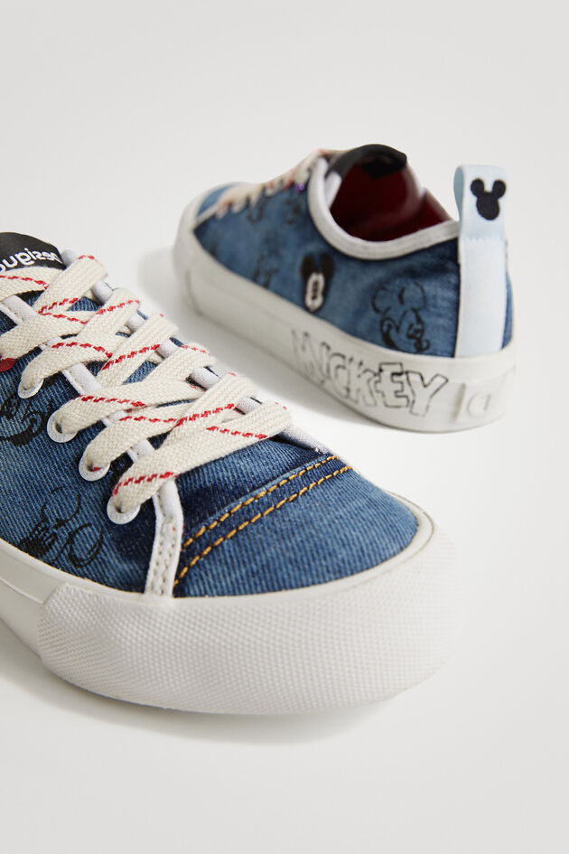 Denim Mickey Mouse sneakers