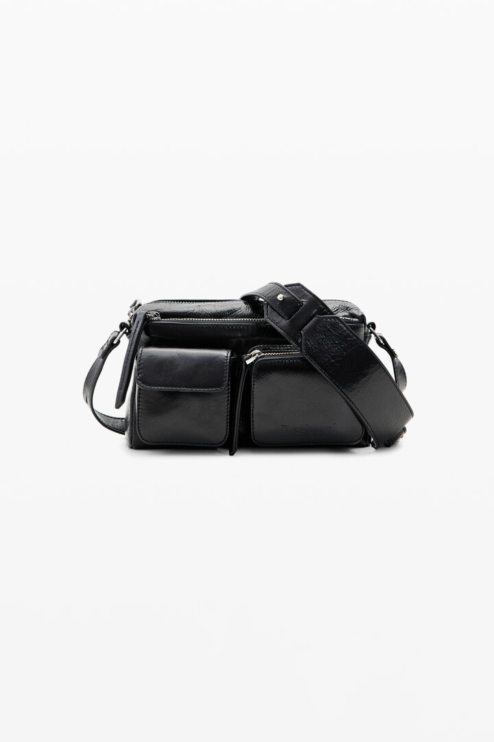 S leather pockets crossbody bag | Desigual