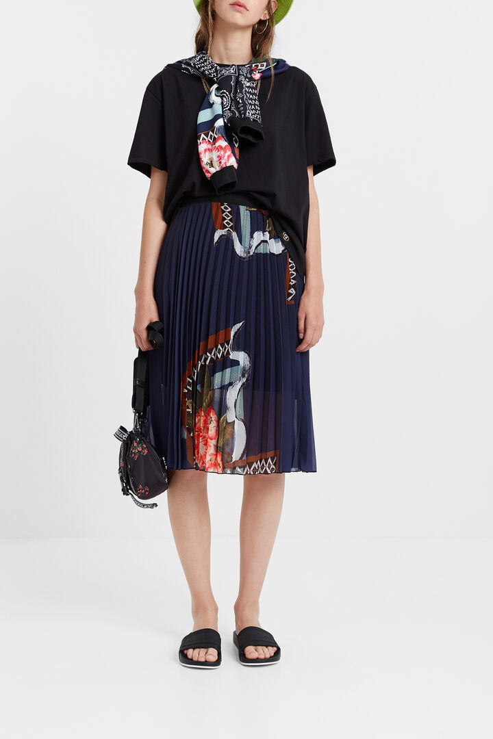 Pleated arty skirt | Desigual