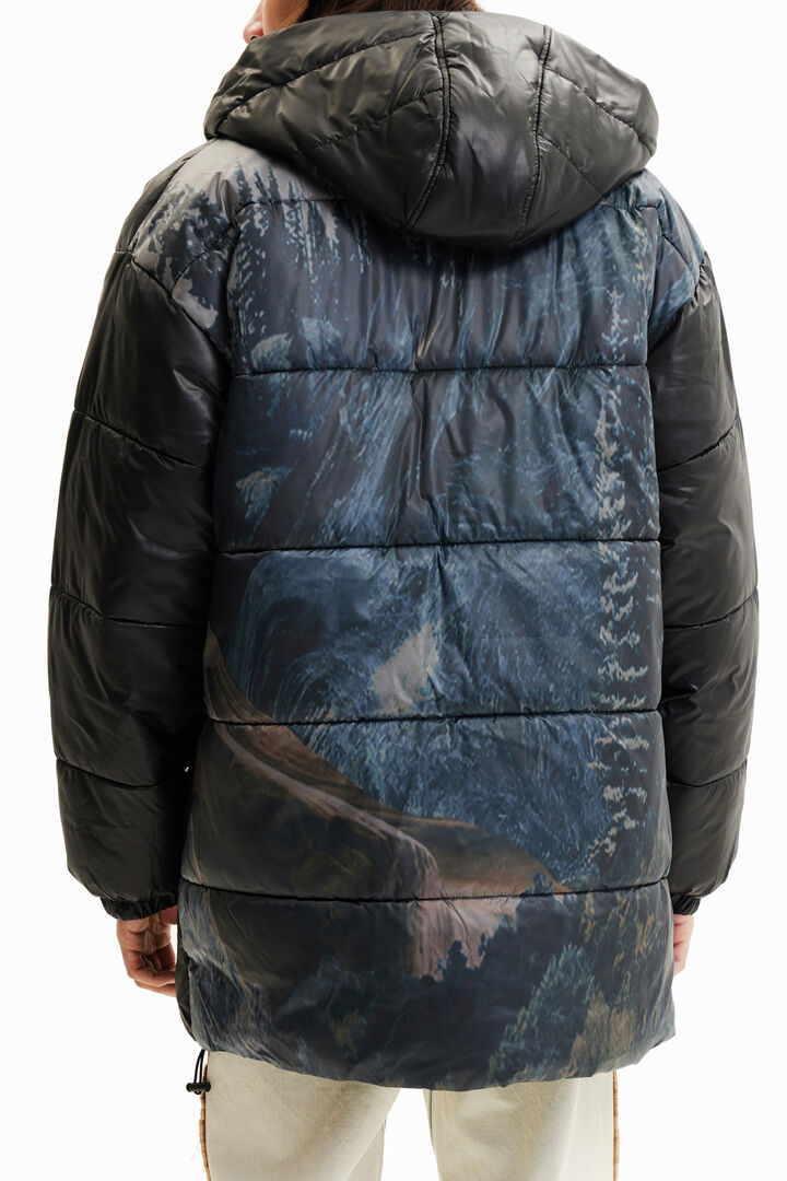 Long puffer coat | Desigual