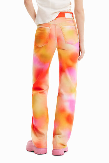 Texans Wide leg multicolor Maitrepierre | Desigual