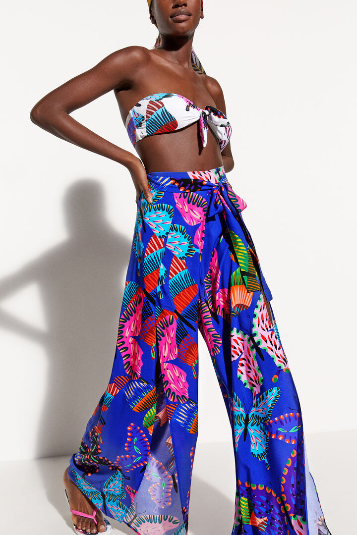 スリット サステナブル キュロットパンツ | Desigual