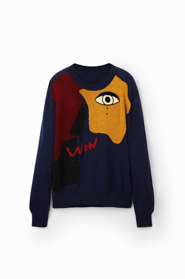 Jersey punto fino ojo | Desigual