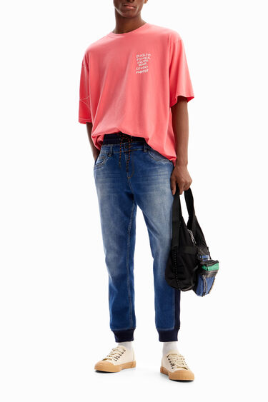Pantalón jogger vaquero híbrido | Desigual