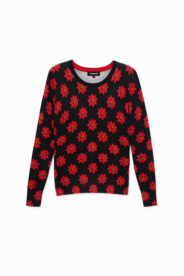 Knit jumper flowers | Desigual