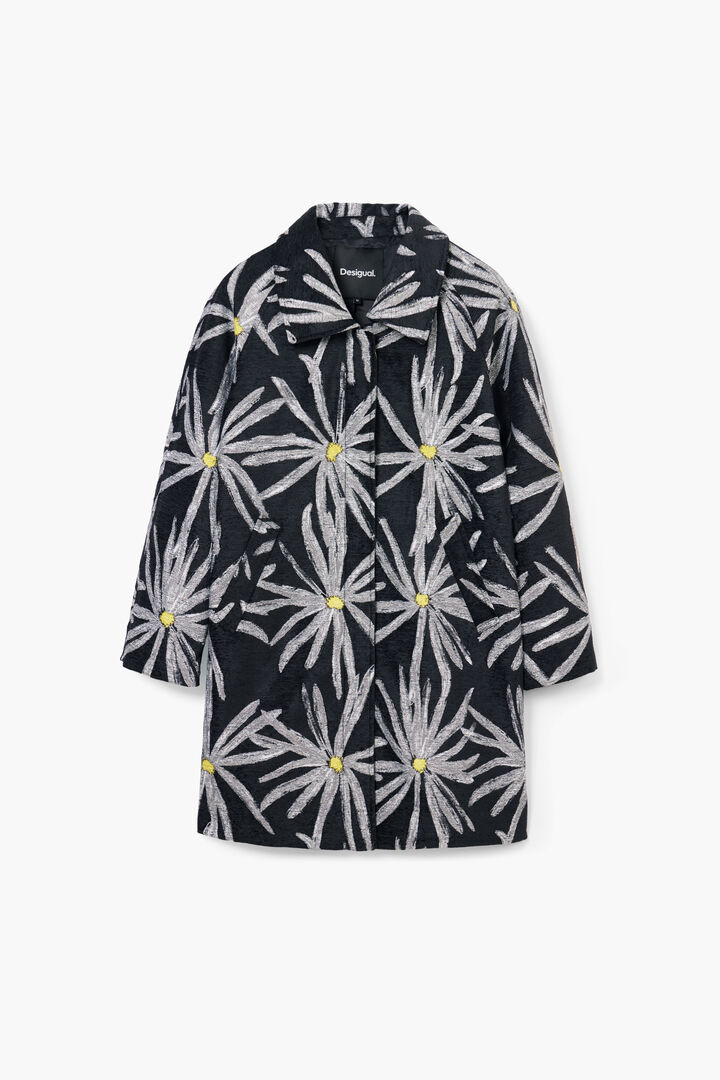 Abrigo estampado margaritas | Desigual
