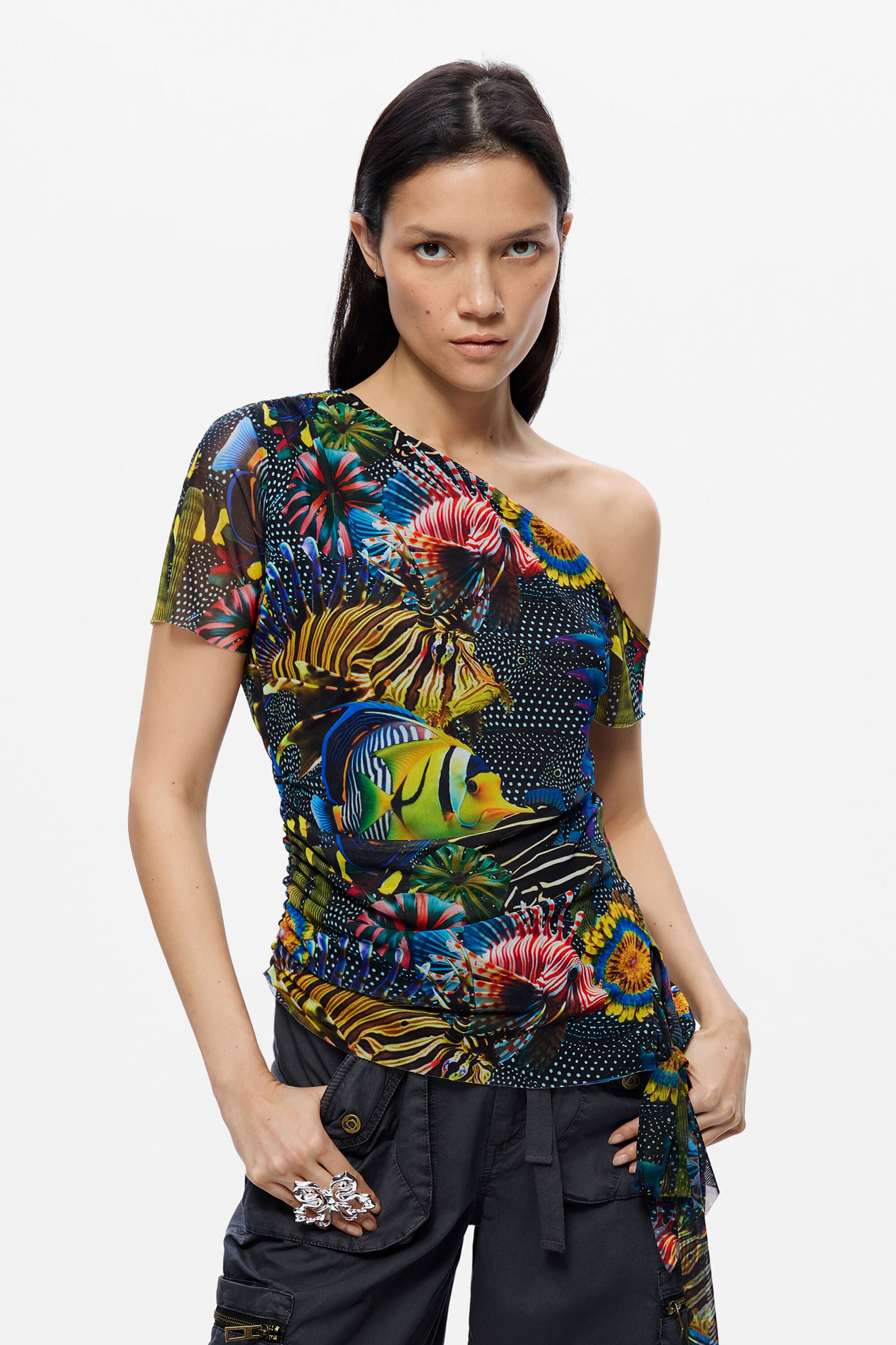 Asymmetrisch Lacorix T shirt