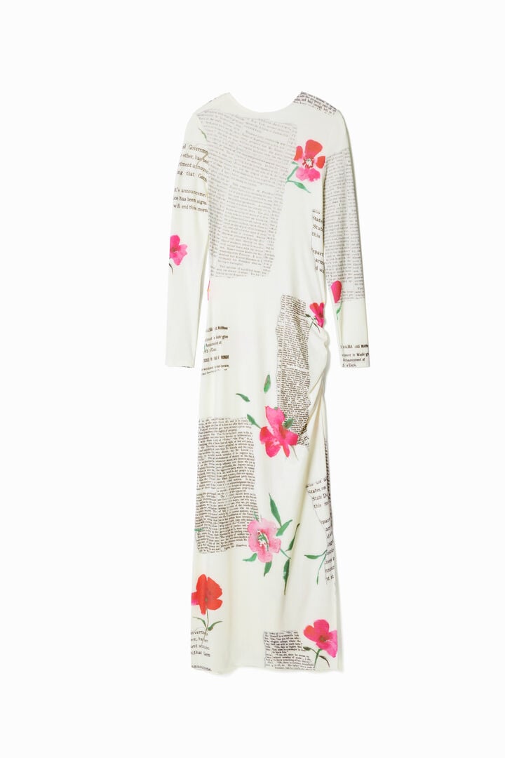 Abito midi aderente testo | Desigual