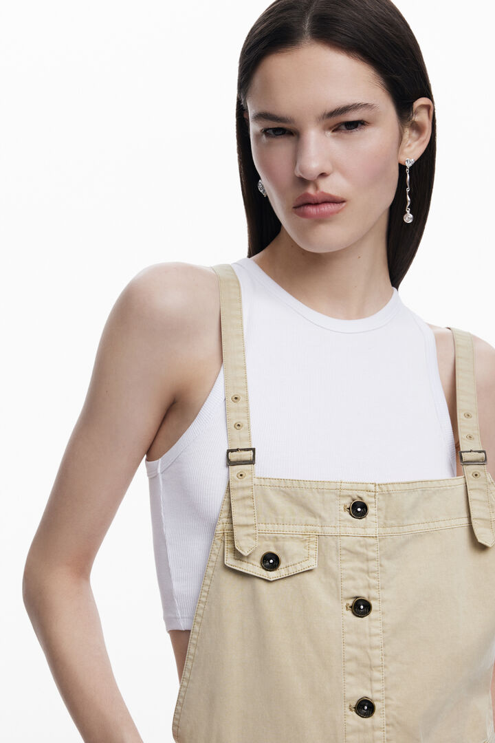 Detachable denim overalls | Desigual