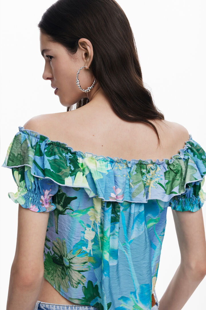 Blouse à volants | Desigual