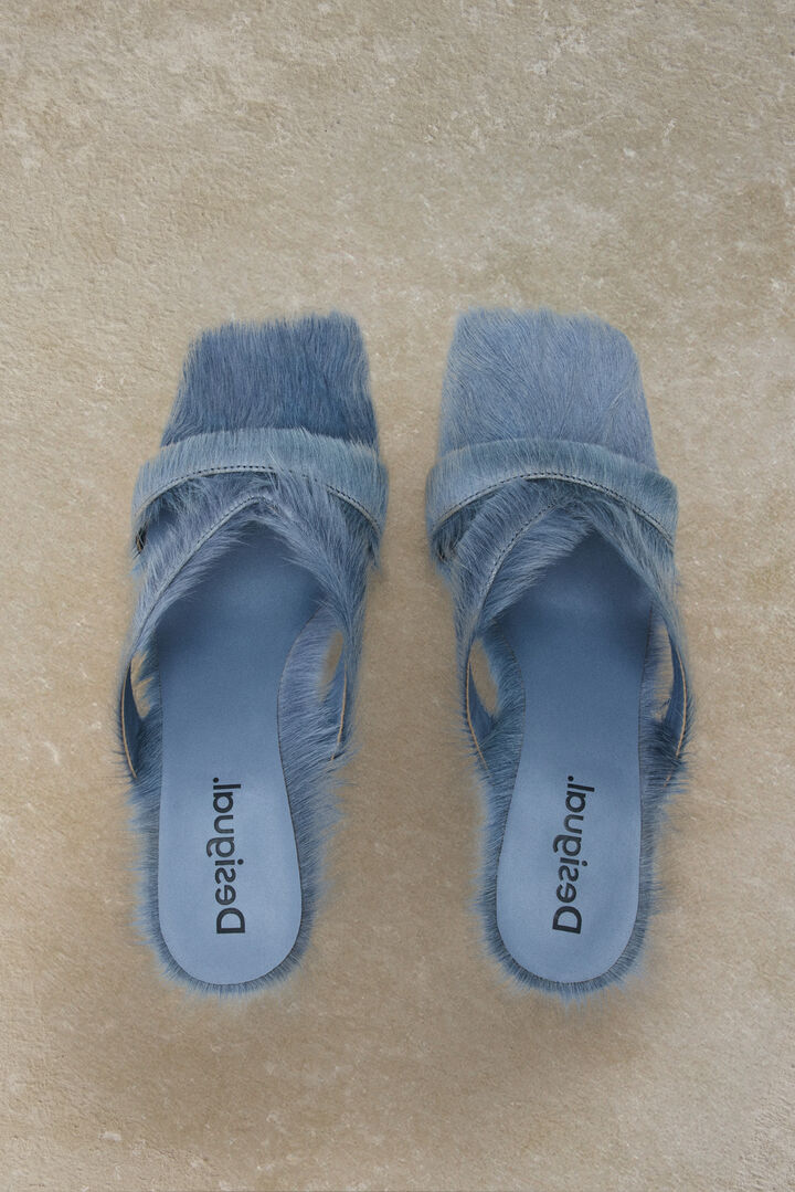 Heart studio fur sandal | Desigual